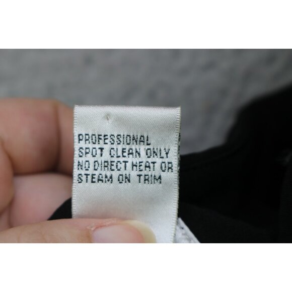 Cache' Black Halter Beaded Hi-Lo Midi Dress-Size 4-Whimsigoth-Event - Picture 9 of 14